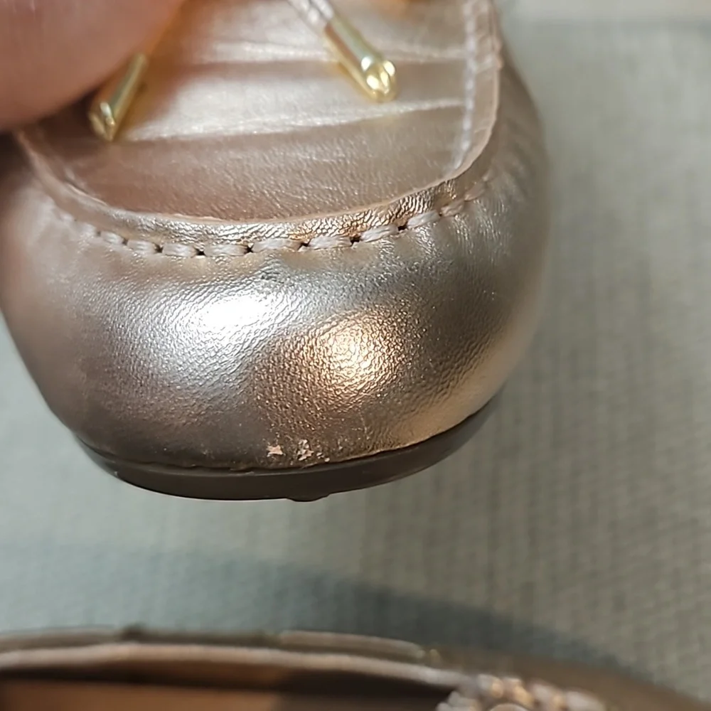 Vionic Virginia Metallic Loafer Rose Gold Women's 6.5